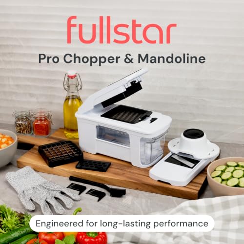 Pro XL Vegetable Chopper & Mandoline Slicer (White / 4 in 1)