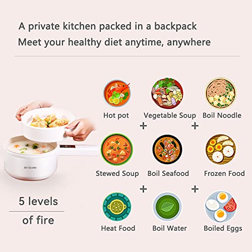 Electric Hot Pot Cooker Steamer 1.8L