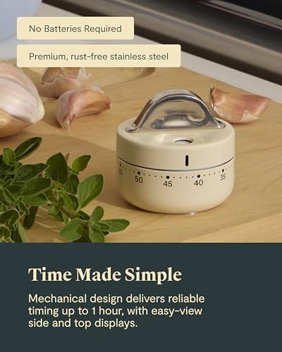 Mechanical Kitchen Timer (Gray)