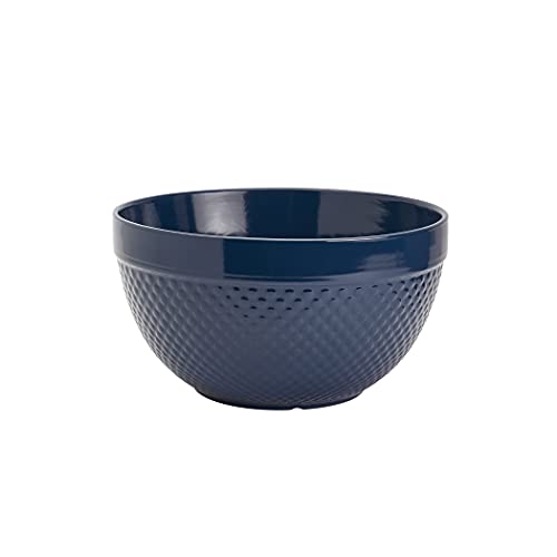 Tabletops Gallery Hobnail Style 4 Piece Stoneware Nesting Mixing Bowl Set for Baking and Cooking