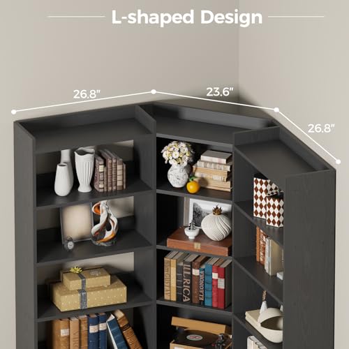 Corner Bookshelf