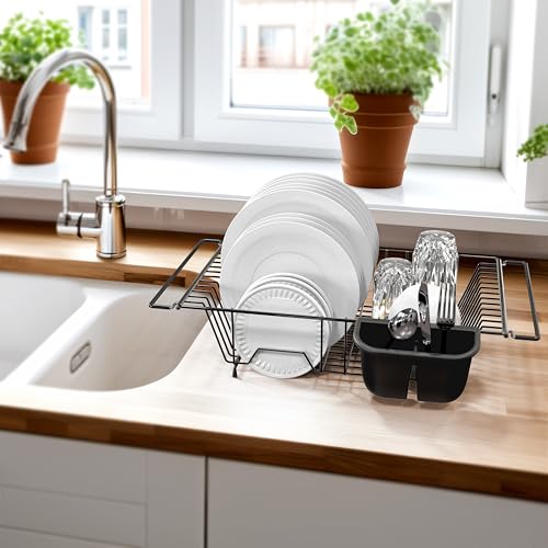 Over Sink Counter Top Dish Drainer Drying Rack