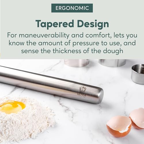 Tapered French Rolling Pin for Baking