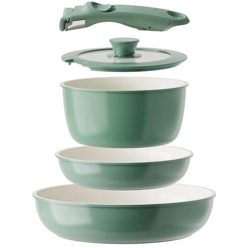 Ceramic Pots and Pans Set Non Stick