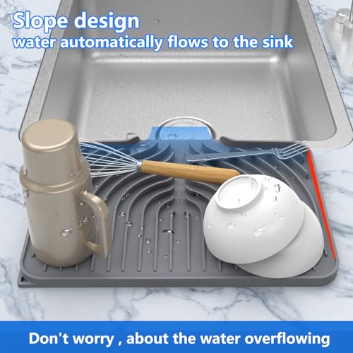 Silicone Drying Mat for Kitchen Counter