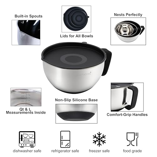 Stainless Steel Mixing Bowls Set