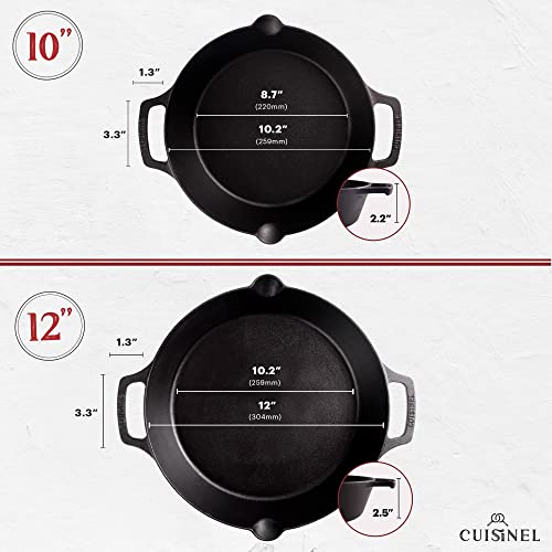 Cast Iron Cookware with Glass Lid