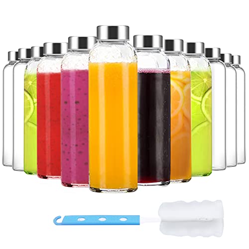 Clear Glass Bottles with Lids