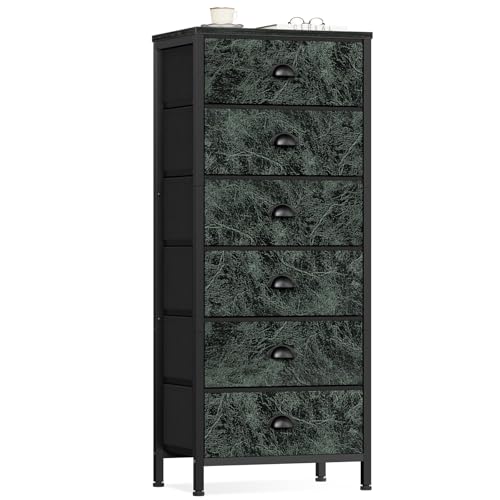 Tall Dresser with 6 & 7 Fabric Storage Drawers