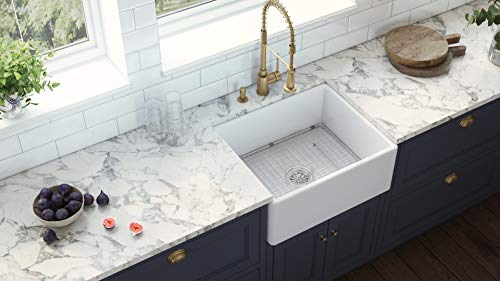 Workstation White Farmhouse Kitchen Sink