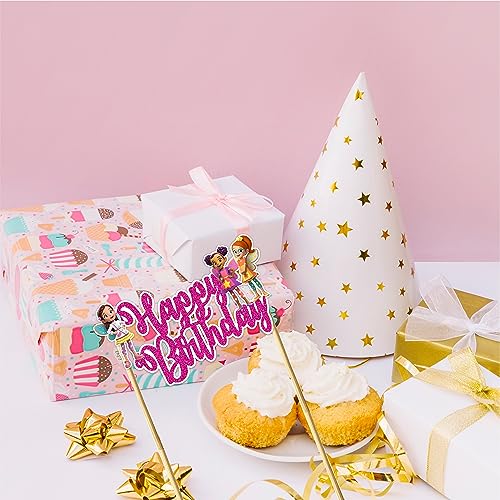 Happy Birthday Cake Topper Set