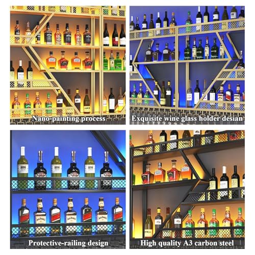 Metal Wine Rack Wall Mounted