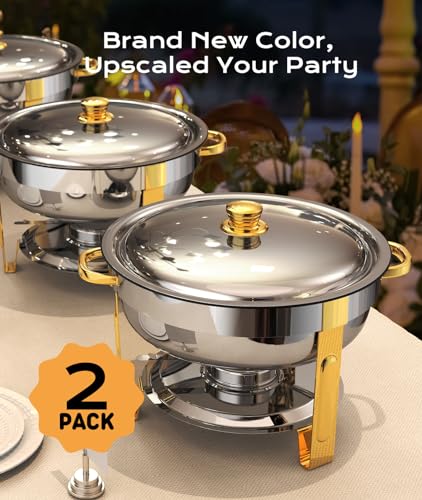 Chafing Dishes for Buffet 4 Pack