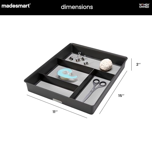 Classic 4 Compartment Drawer Organizer