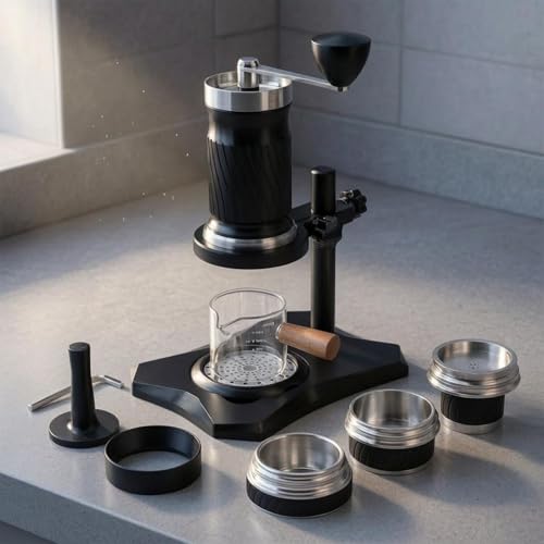 Portable Espresso Machine Manual Espresso Maker Lever Handheld Coffee Brewer With Silicone Seals And Easy Grip Body Suitable for Home Use Office Breaks Travel