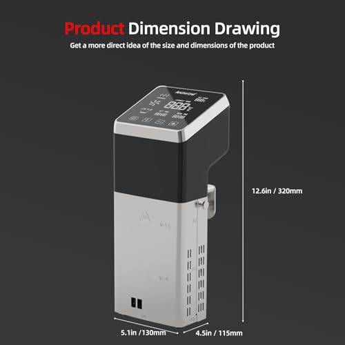 1400W Sous Vide Cooker (silver)
