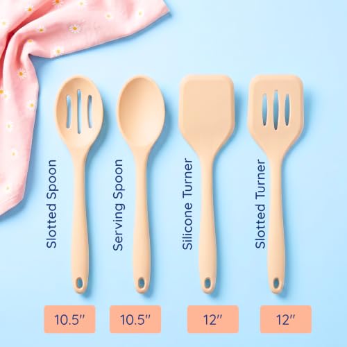 NonToxic Platinum Silicone Utensils (Beige)