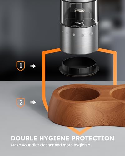 Electric Salt and Pepper Grinder Set