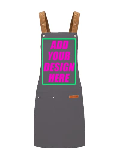 Personalized Custom Aprons Custom Adjustable Kitchen Cooking Aprons Hair Stylist Cafe Work Aprons For Men And Women