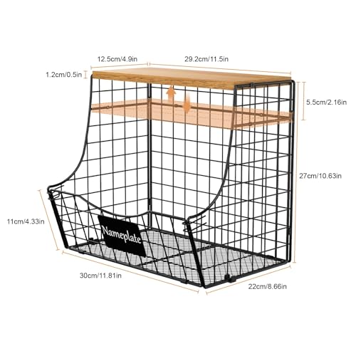 Fruit Basket for Kitchen with Lid