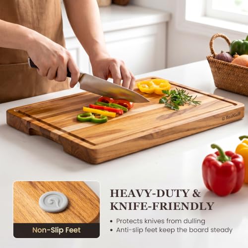 14x10 Teak Cutting Board (14"L x 10"W)