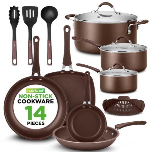 Piece Professional Grade Complete Home Kitchen Cookware Set