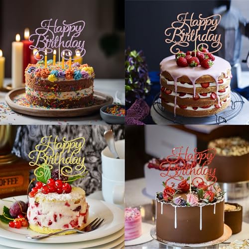 Happy Birthday Cake Topper