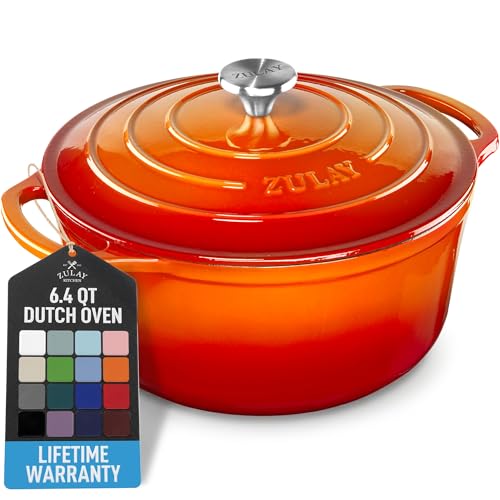 Enameled Cast Iron Dutch Oven with Lid