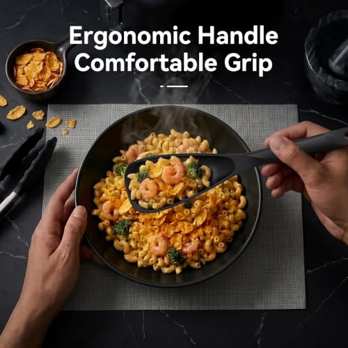 Silicone Cooking Utensils Set (Black)