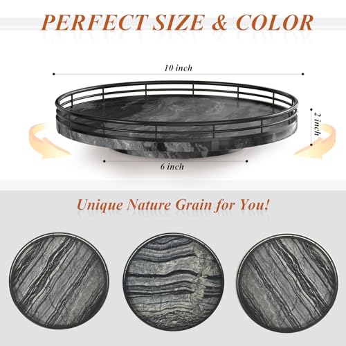 Lazy Susan Wooden Organizer for Table Top