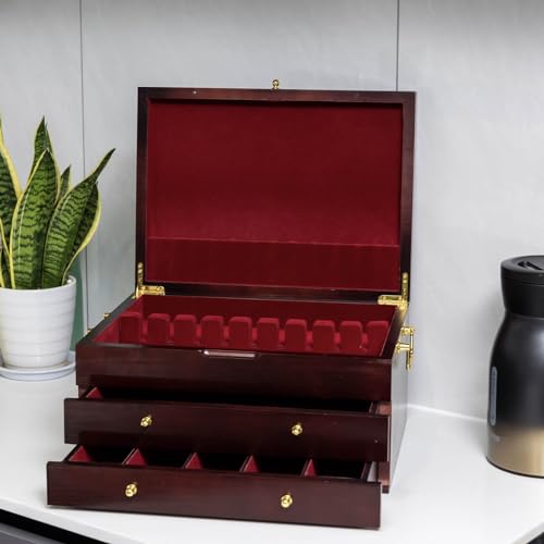 Wooden Silverware Chest