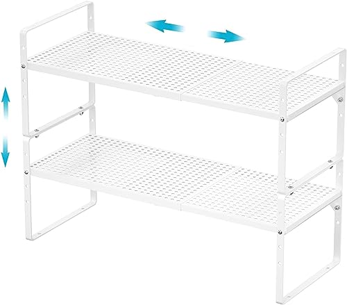 Expandable Cabinet Storage Shelf Organizer Rack