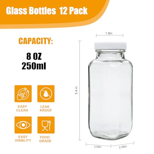 Juice Bottles with Lids