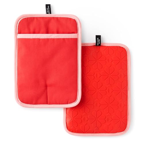 Spade Flower Soft Silicone Pot Holder 2 (Red/Pink)