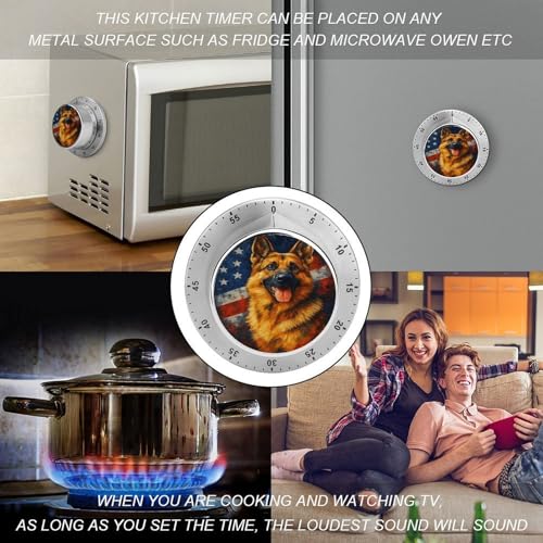 German Shepherd Dog Kitchen Timer (Style-4 / One Size)