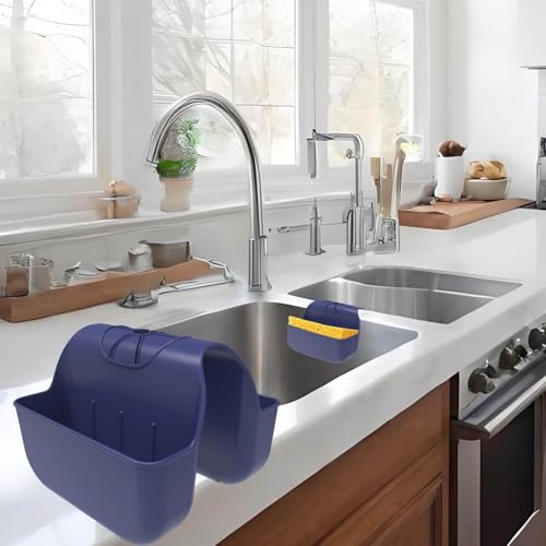 Silicone Sink Saddle Caddy Organizer Rack