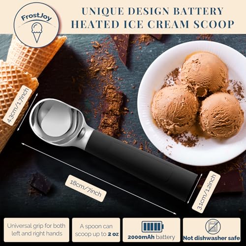 Heated Ice Cream Scoop Rechargeable