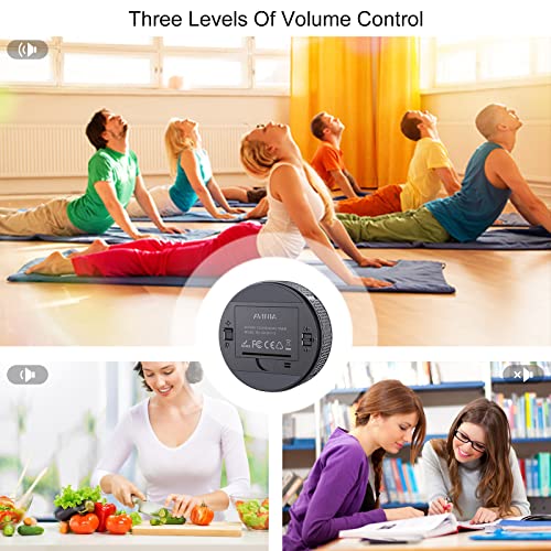 Digital Kitchen Timers (Silver)