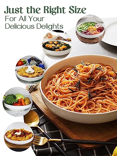 DOWAN Porcelain Serving Plate Bowls