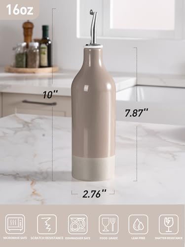 Ceramic Olive Oil Dispenser Bottle
