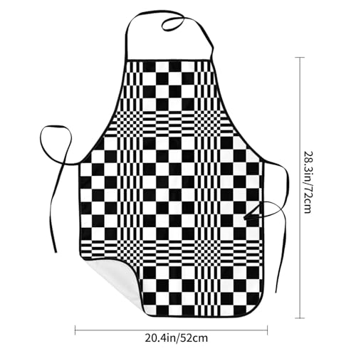 Women Men Bib Aprons Chef Cooking Aprons with Pockets for Kitchen Cooking BBQ Baking Grilling