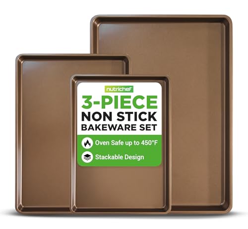 NutriChef Nonstick Cookie Sheet Baking Pan