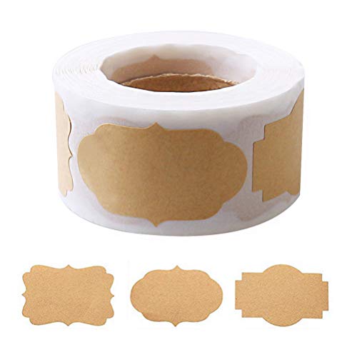 300 Pcs Self Adhesive Gift Tags Name Jar Labels Stickers