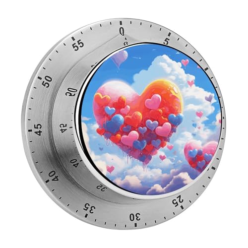 Heart Shaped Drawing Kitchen Timer (One Size / Heart Shaped Drawing)