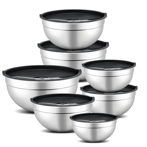 mixing bowl set with cover