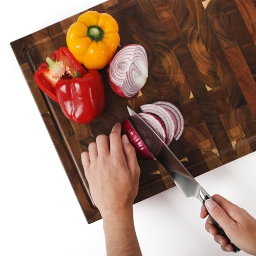 Edge Guard Cutting Board (Acacia Wood (20"x15"))