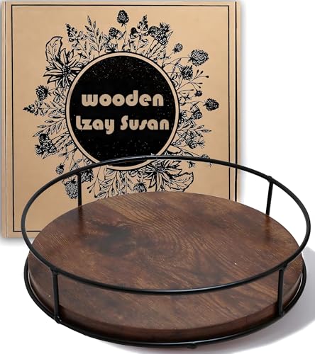 Acacia Wood Lazy Susan Turntable