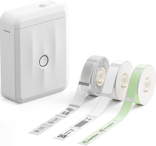 Label Maker Machine Bluetooth Label Printer for School Home Office Organization