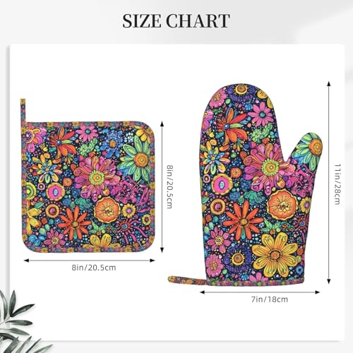 Oven Mitts and Pot Holders Set (A0969)