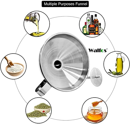Kitchen Stainless Steel Funnels